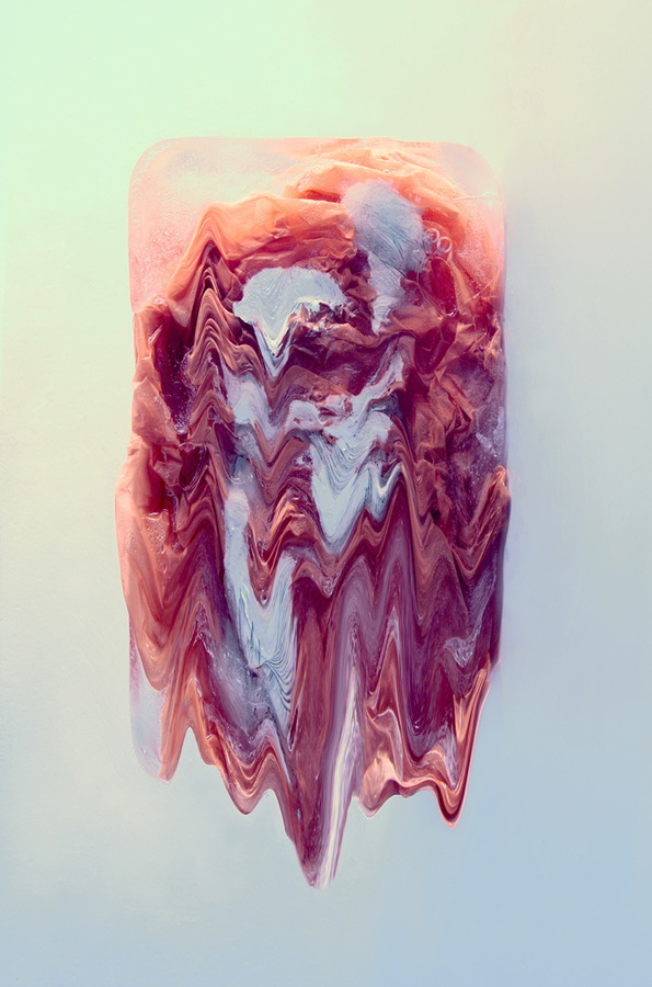 ICE COLOR Studio l' Etiquette #pink #clour #paint #ink