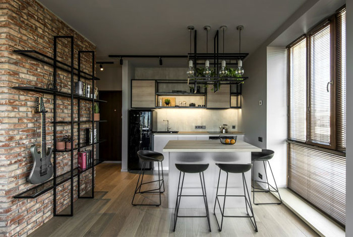 Me2architects Turned Apartment into Exclusive Home for a Young Man - InteriorZine #decor #interior #home #small #apartment