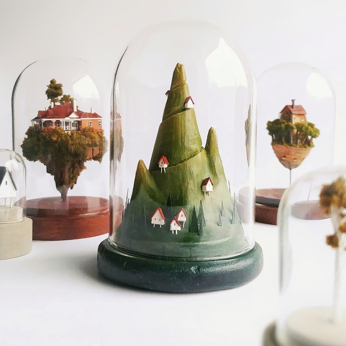 These miniature sculptures bring fantasy worlds into your home — minimalgoods