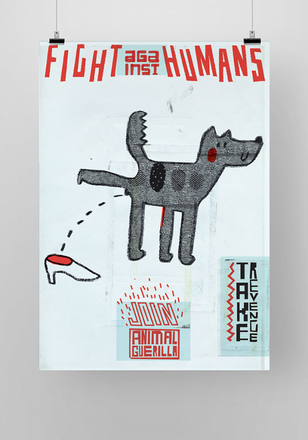 Animal Guerilla on Behance #animal #poster