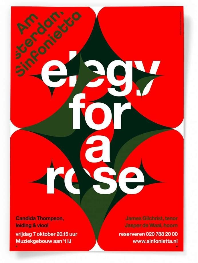 Studio Dumbar: Amsterdam Sinfonietta Visual Identity & Posters #dumbar #sinfonietta #amsterdam