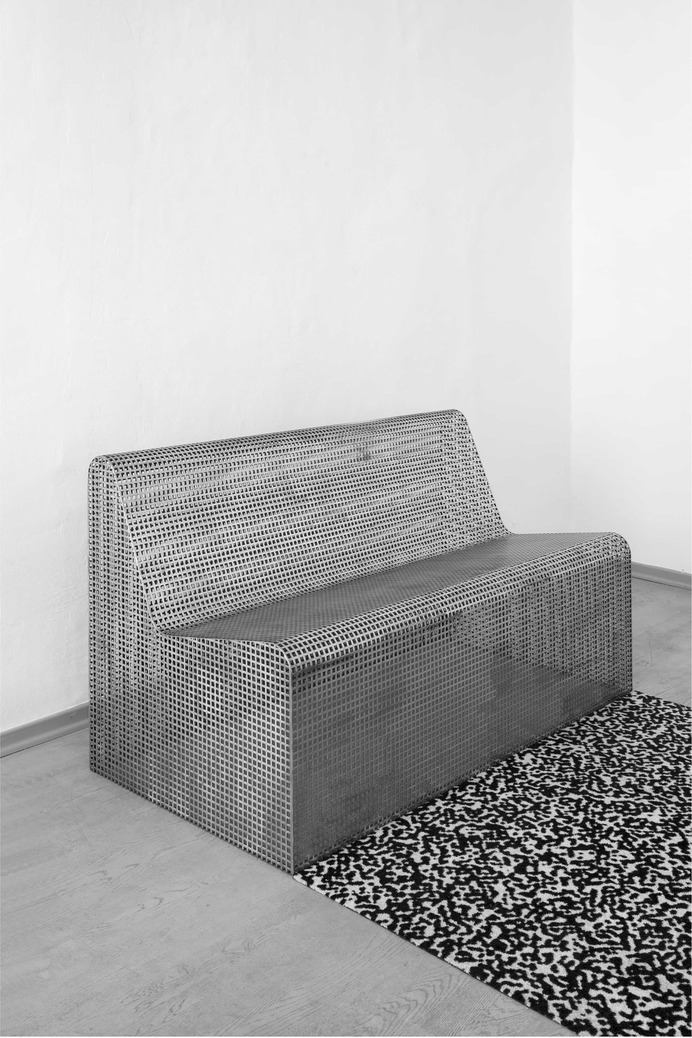 Cage Bench by Klemens Schillinger