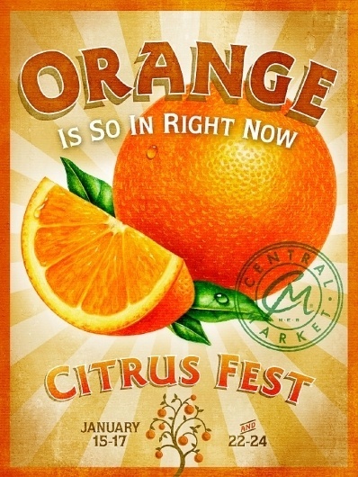 Kevin Reid #market #reid #retro #citrus #kevin #fest #vintage #poster #central