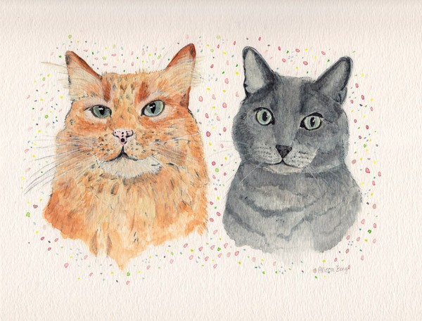 Portraits Allison Berg #illustration