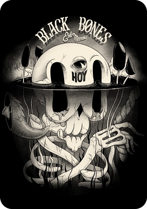 Black Bone Club by McBess #illustration #design #art