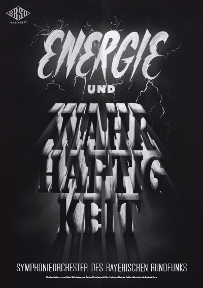 Typeverything.comPoster (11 of 13) from a campaign for the Bavarian Radio Symphony Orchestra by Mirko Borsche. #type