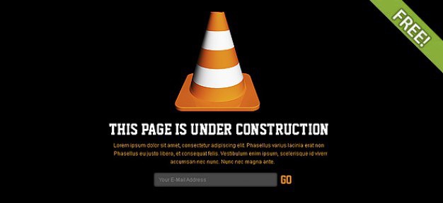 Free psd under construction page Free Psd. See more inspiration related to Construction, Coming soon, Psd, Under construction, Page, Soon, Horizontal, Coming and Coming soon page on Freepik.