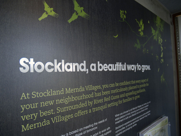 Mernda Village #stockland #flora #plants #design #fauna #exhibition #nature #wall #real #leaves #and #graphics #estate #brochure #typography