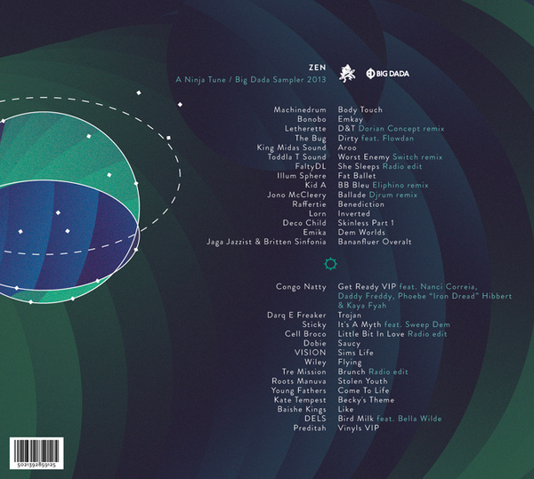 Ninja Tune ZEN Compilation Cover #album #ep #design #sleeve #cover #record #lp