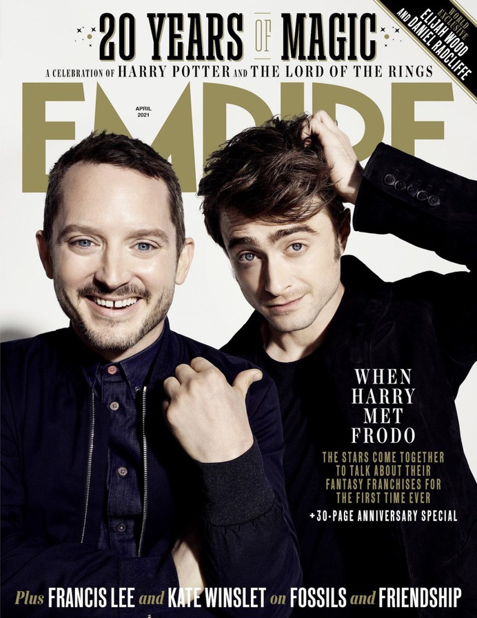 Elijah Wood And Daniel Radcliffe Unite For Empire's Harry Potter And Lord Of The Rings 20th Anni ...