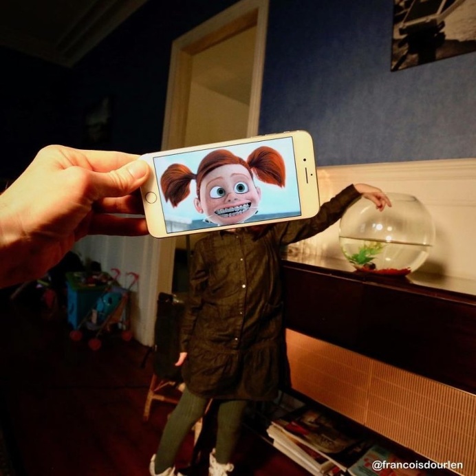 Instagram Art: François Dourlen Juxtaposes Pop Culture Characters Into Real-Life