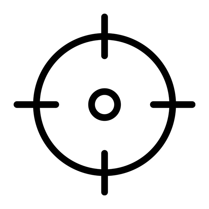 See more icon inspiration related to target, aim, sniper, objective, shooting, business and finance, sports and competition, seo and web and weapons on Flaticon.