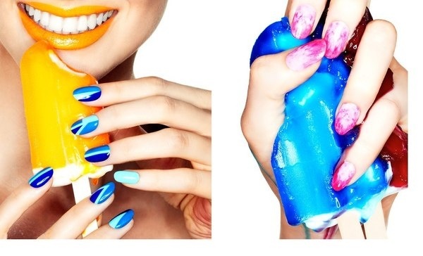 The Kit Summer 2012 Page 32 33 #blue #love #nails #colourful #crush