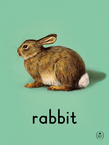 rabbit Art Print by Ladybird Books Easyart.com
