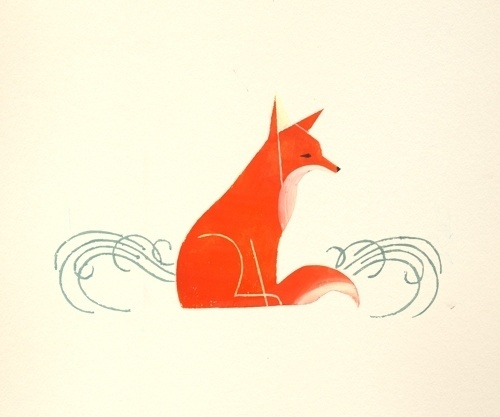 Katty Maurey & a Friday Fox | #maurey #illustration #katty #fox