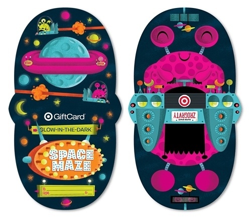 Invisible Creature Speaks #maze #packaging #card #gift #illustration #target #invisible #creature