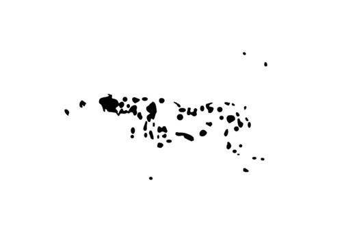 CJWHO ™ (moving spots by Yoni Alter Look at the adorable...) #animation #white #design #dalmatiner #black #gif #art #and #dog
