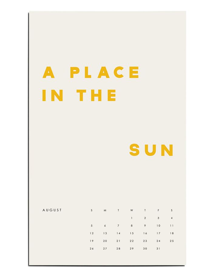 Atelier Doré - 2018 Atelier Doré Calendar