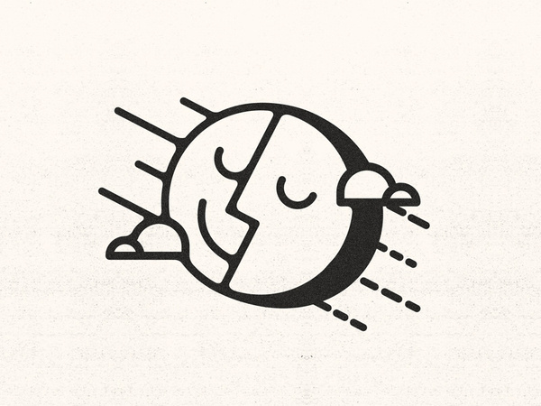 A Mild Life #sun #mac #icon #kyle #illustration #mild #life #mr #moon