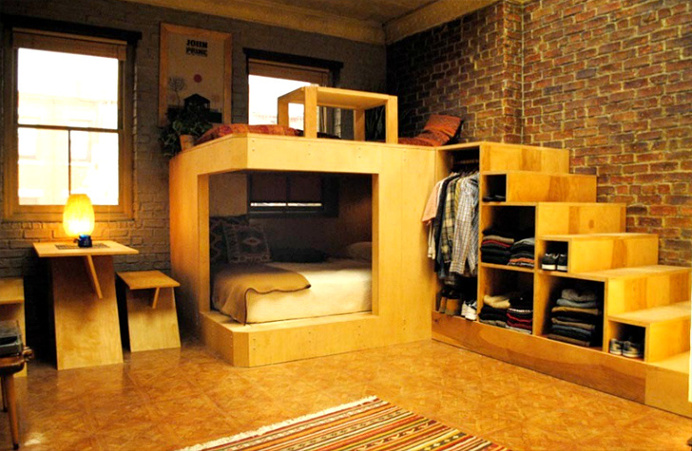 This Studio Apartment from HBO's Girls May Be the Coolest Tiny Space You've Ever Seen