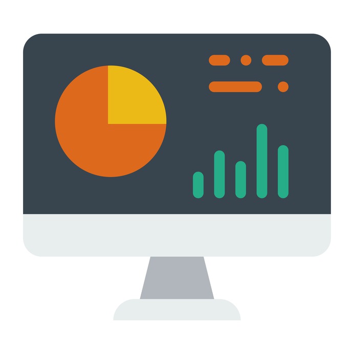 See more icon inspiration related to monitor, laptop, screen, graphic, analytics, business, stats and seo and web on Flaticon.