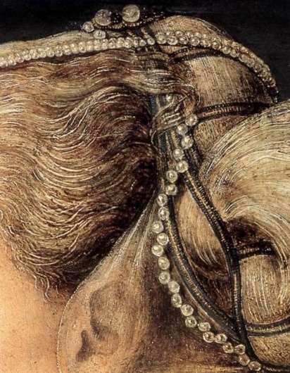 tumblr_lbz3ovNF781qzw9h4o1_500.jpg (Immagine JPEG, 500x642 pixel) #hair #antonio del pollaiolo