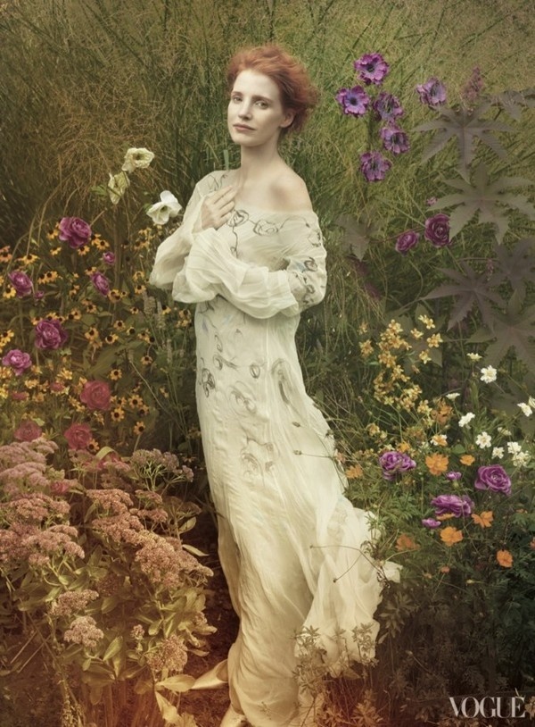 Jessica Chastain by Annie Leibovitz #fashion #photography #inspiration