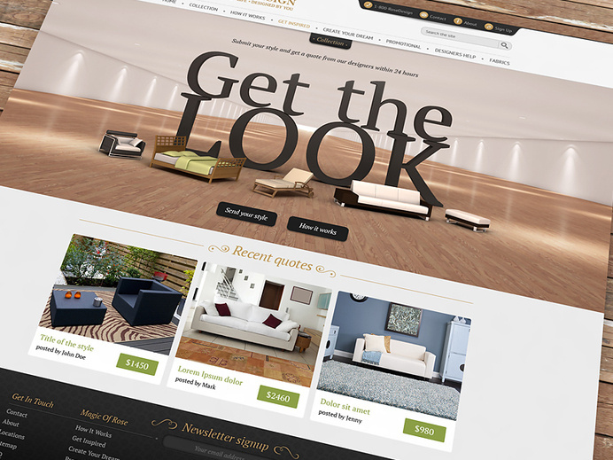 Get The Look #dribbble
