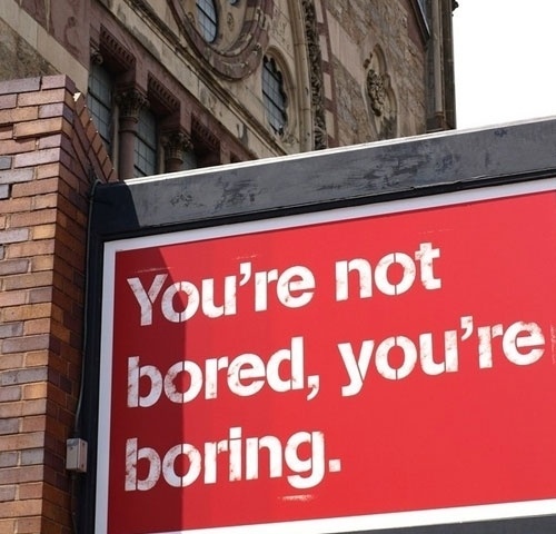 Steven Bonner #boring #bored #poster