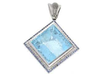 Trailer: a very valuable gold pendant wrought with aquamarine from 42,87 ct