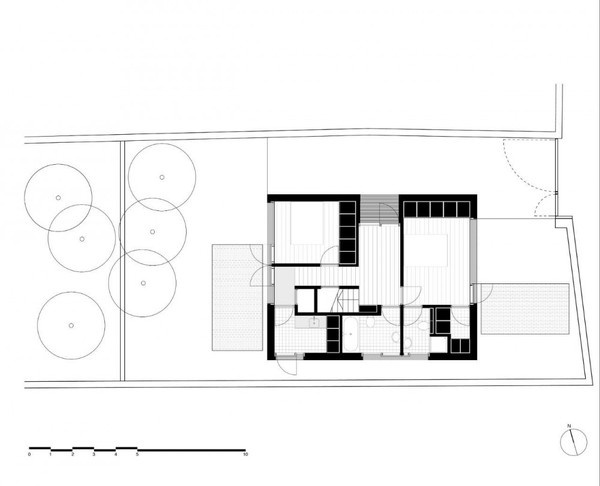 Alma Lane House / Boyd Cody Architects #drawings #plans #void #solid #houses
