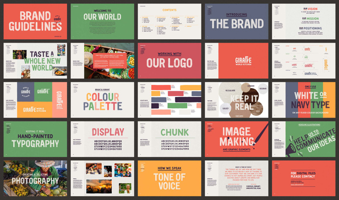 New Name, Logo, and Identity for Giraffe World Kitchen by Ragged Edge