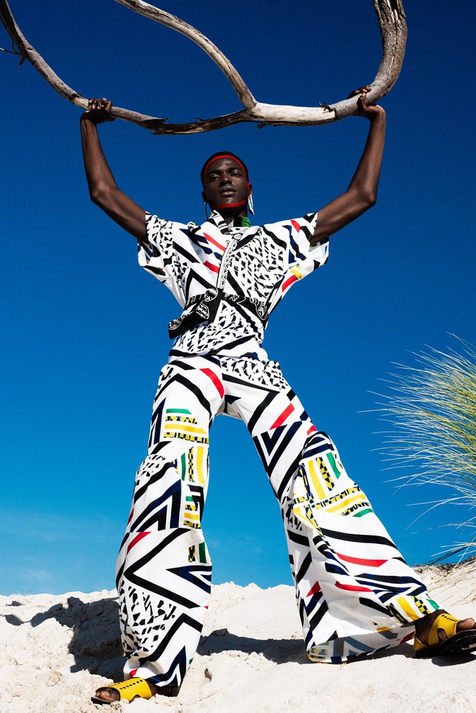 Africa-Is-Now-magazine - Mindsparkle Mag Elena Iv-skaya is the owner of this colorful project for Africa Is Now Magazine. It is a fashion photography series, which features a new collection of the South African brand Imprint. #logo #packaging #identity #branding #design #color #photography #graphic #design #gallery #blog #project #mindsparkle #mag #beautiful #portfolio #designer