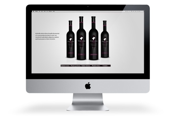 Tierra y Casta Packaging on Behance #labels #spain #red #branding #wine #bottles #bull #osborne