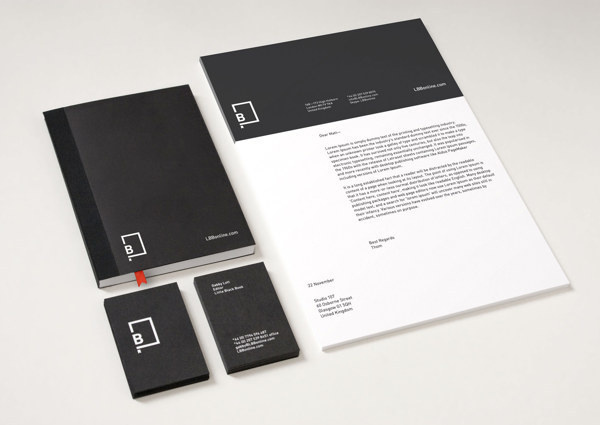 Little Black Book on Behance #business #stationary #card #print #letterhead