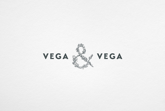 Vega & Vega by Menta . #mark #nature #flowers #logo