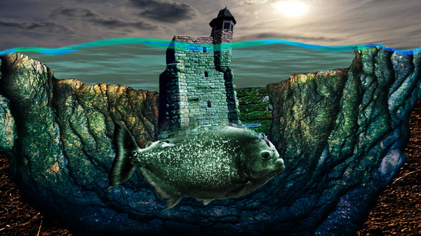 fish house #weird #fish #water #house