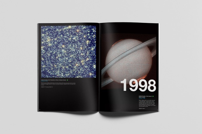 Hubble 25 Years On Book Design &ndash; Deivid Cole