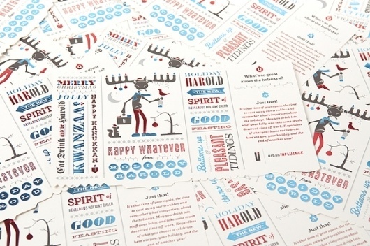Holiday 'Harold' Wine Promo 2010 on the Behance Network #package #illustration #design #wine