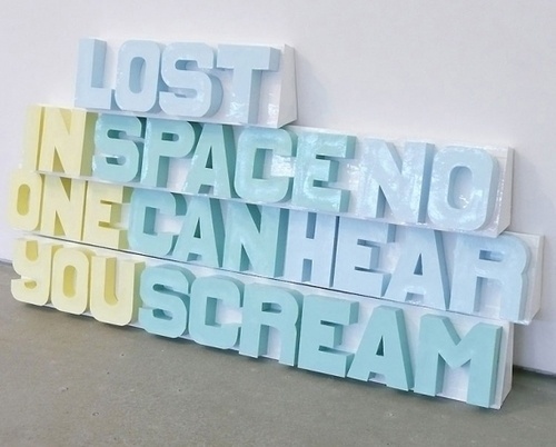 Tumblr #design #installation #typography