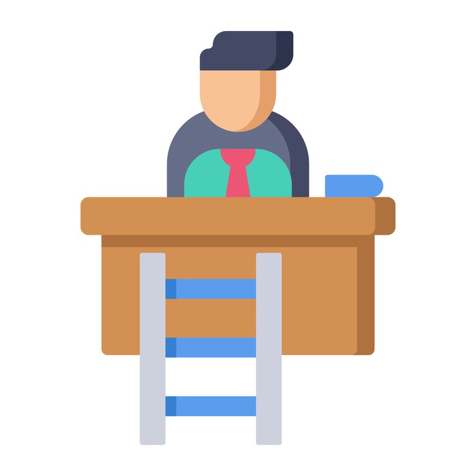 See more icon inspiration related to desk, ladder, worker, job promotion, business and finance, professions and jobs, motivation, promotion, goals, goal, networking and office on Flaticon.