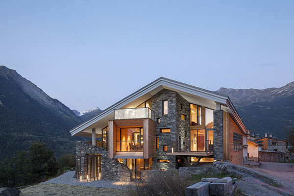 The Mineral Lodge by Atelier d'Architecture Christian Girard #architecture #house