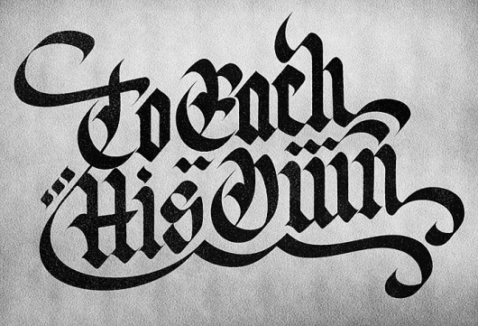 Más tamaños | To Each His Own | Flickr: ¡Intercambio de fotos! #type