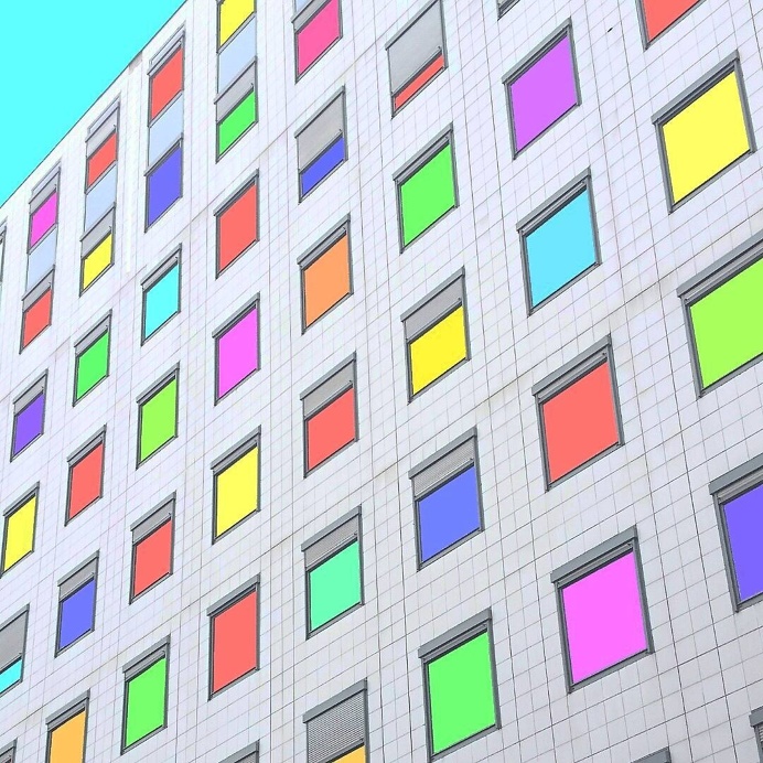 Minimalist and Colorful Architecture Photography by Killian Roman