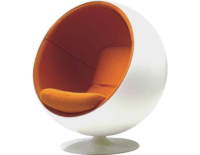 Ball chair by Eero Aarnio created in 1963 #ball #chair #1960s #aarnio #eero