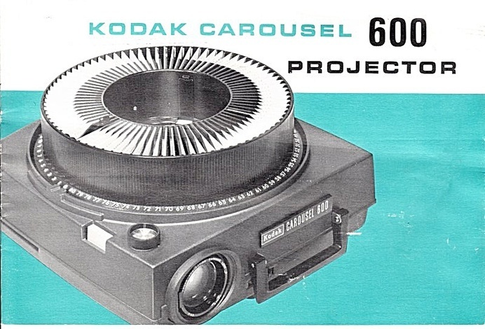 Kodak Carousel 600 Projector - Downloadable E-Manual (Image1) #projector #packaging #kodak #turquoise #vintage #film #slide