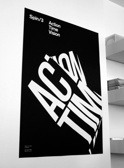 Action Time Vision #poster #typography