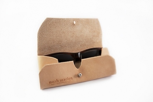 Noah Marion Quality Goods — Sunglass Carrier #classic #design #sunglasses #ray #product #case #handmade #leather #fashion #bans