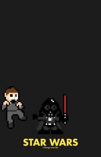 8-Bit Posters for Cult Movies ! | Ufunk.net #movie #bit #wars #star #poster