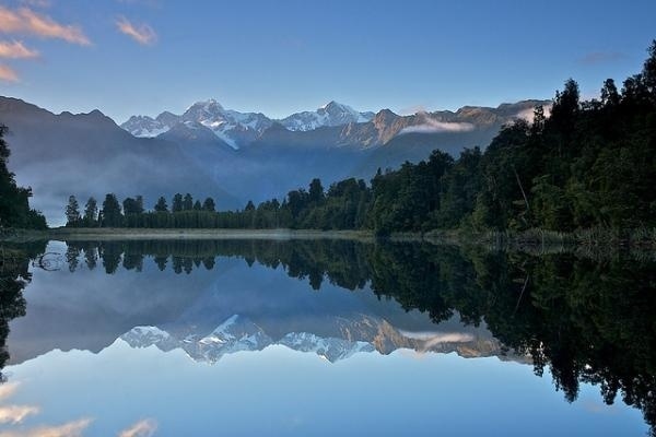 Beautiful Reflection Shots in Lake Matheson | Cuded #shots #matheson #reflection #lake #beautiful